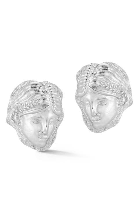 Grecian Statement Stud Earrings