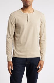 AG Bryce Long Sleeve Henley Shirt