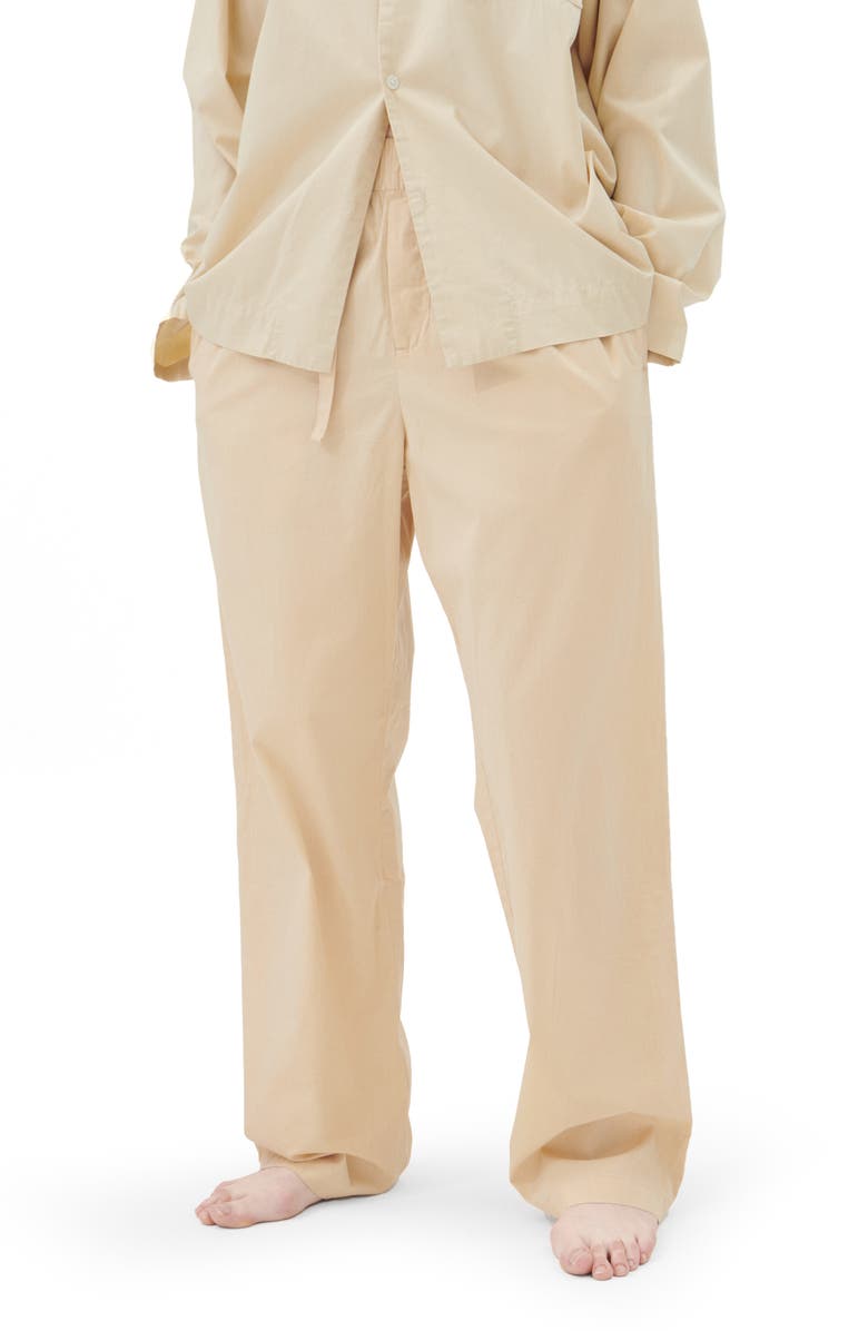 Tekla Organic Cotton Poplin Pajama Pants, Main, color,