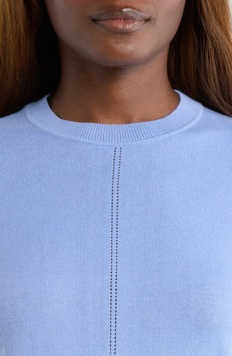 G/FORE Cooling Cotton Blend Short Sleeve Crewneck Sweater, Alternate, color, Willow