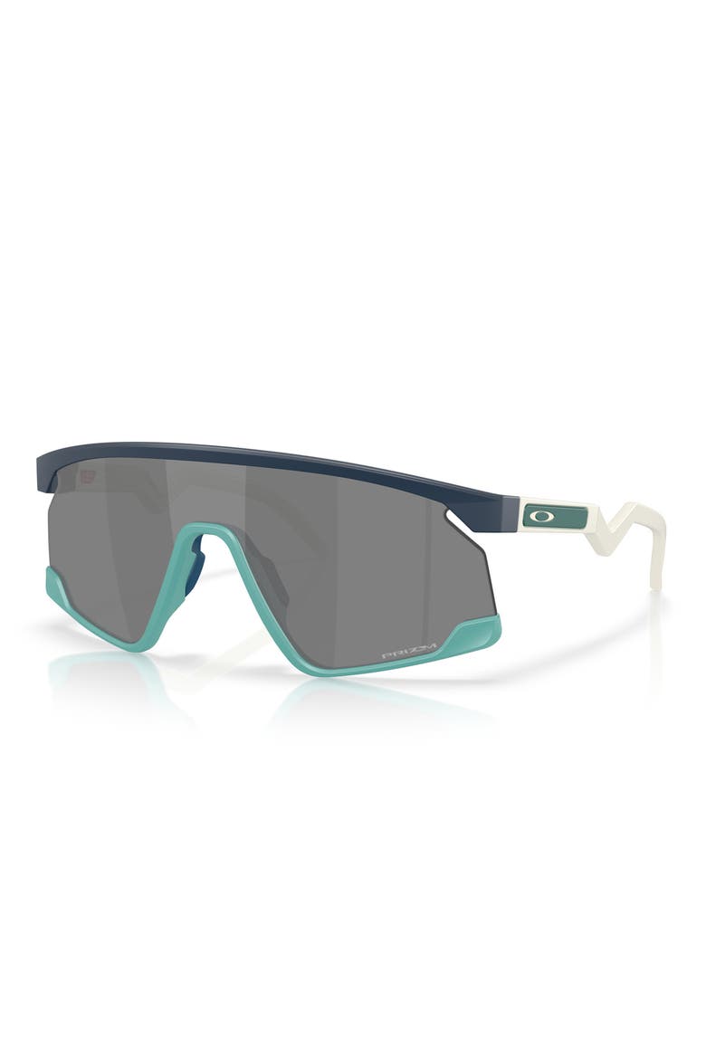 BXTR 39mm Prizm™ Wrap Shield Sunglasses, Alternate, color, MATTE ABYSS/PRIZM BLACK