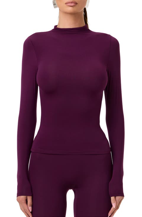 Mock Neck Top
