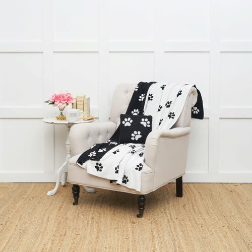 C & F Home C&f Home Paw Throw Decor In Black
