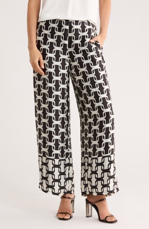 Chain Wide Leg Pants