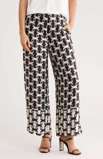 T Tahari Chain Wide Leg Pants