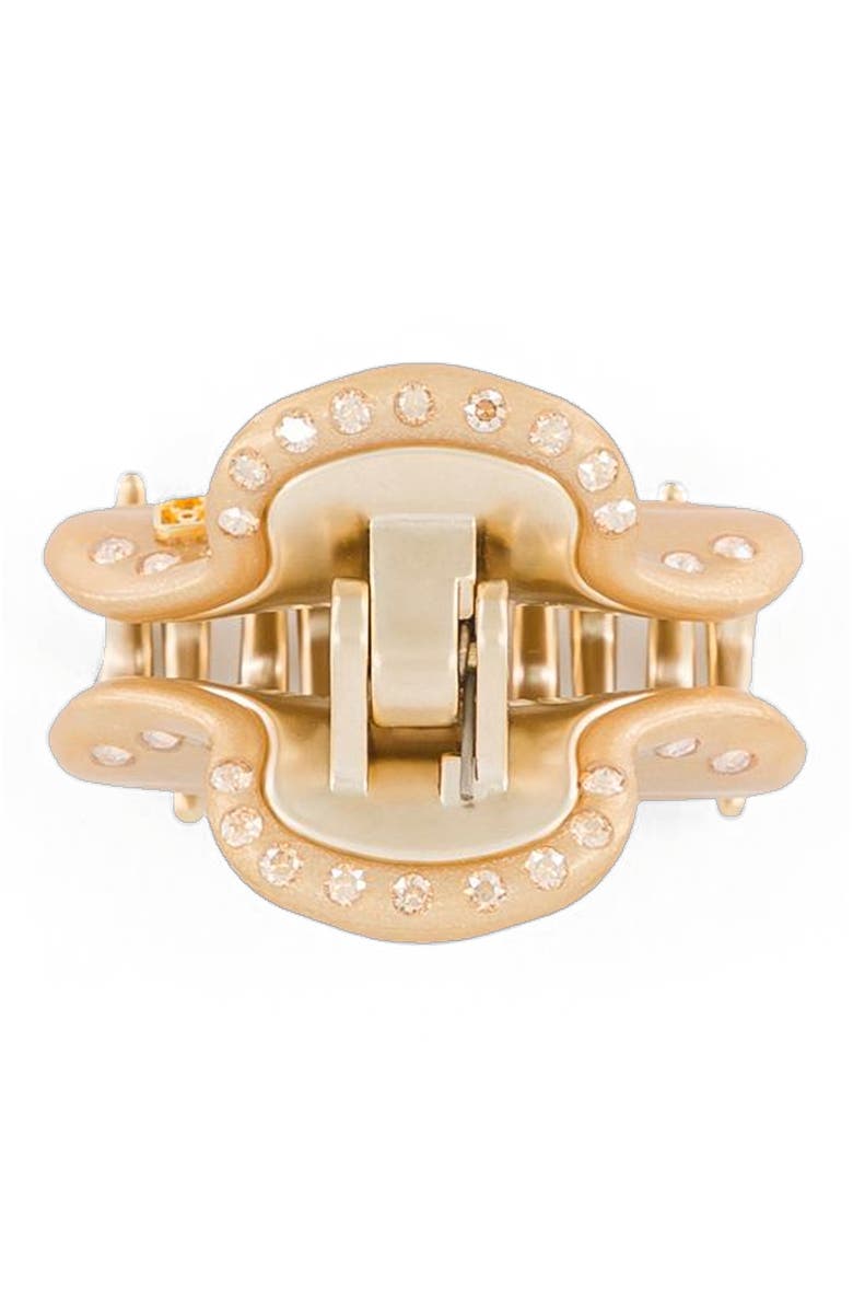 Alexandre de Paris Vendome Crystal Small Hair Clip, Alternate, color,
