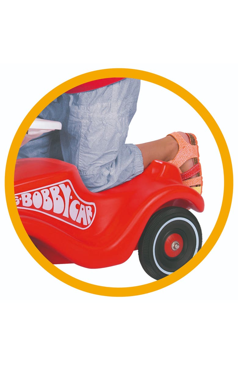 BIG Spielwarenfabrik, brand Aquaplay Bobby Car Classic Ride on Vehicle Red, No Installation, Alternate, color, Red