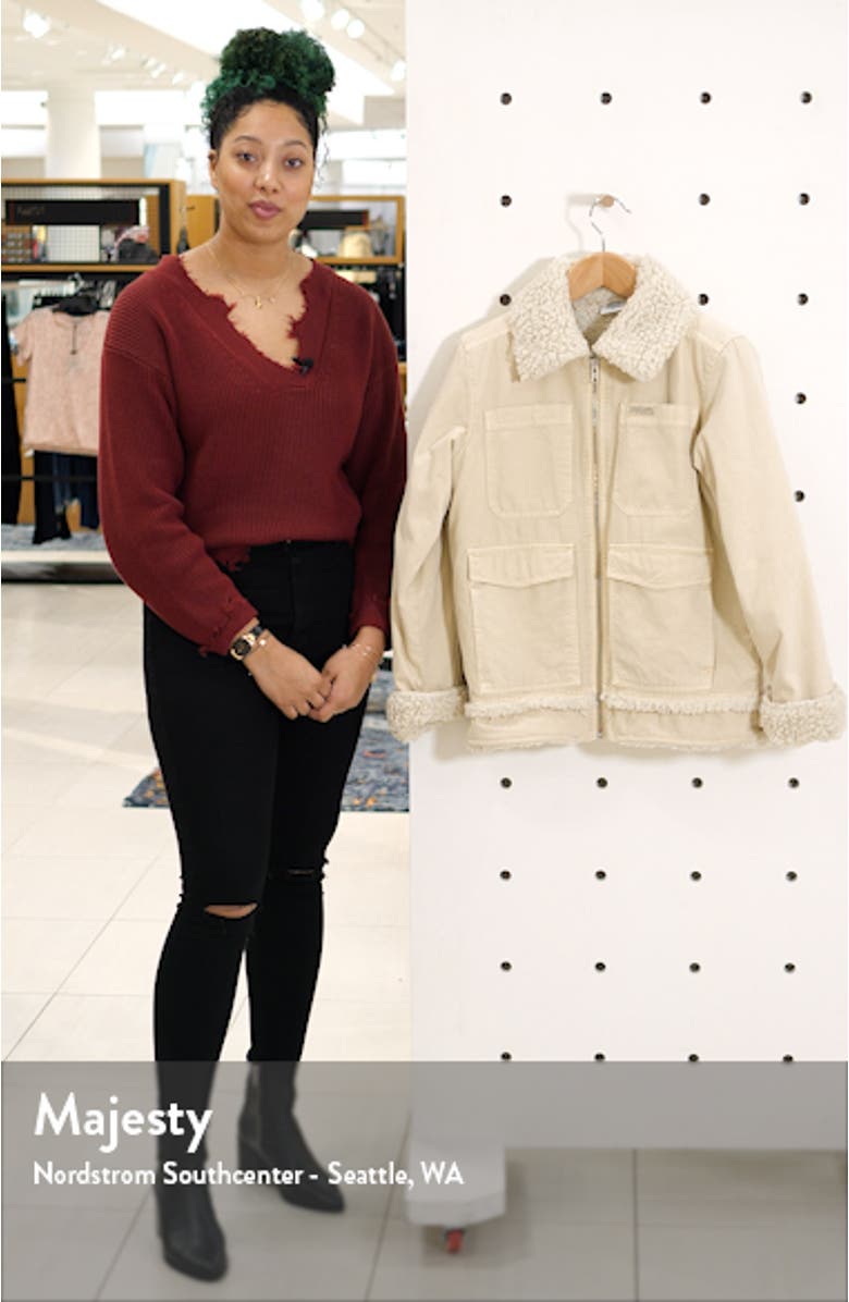 Fleece Lined Utility Jacket, sales video thumbnail