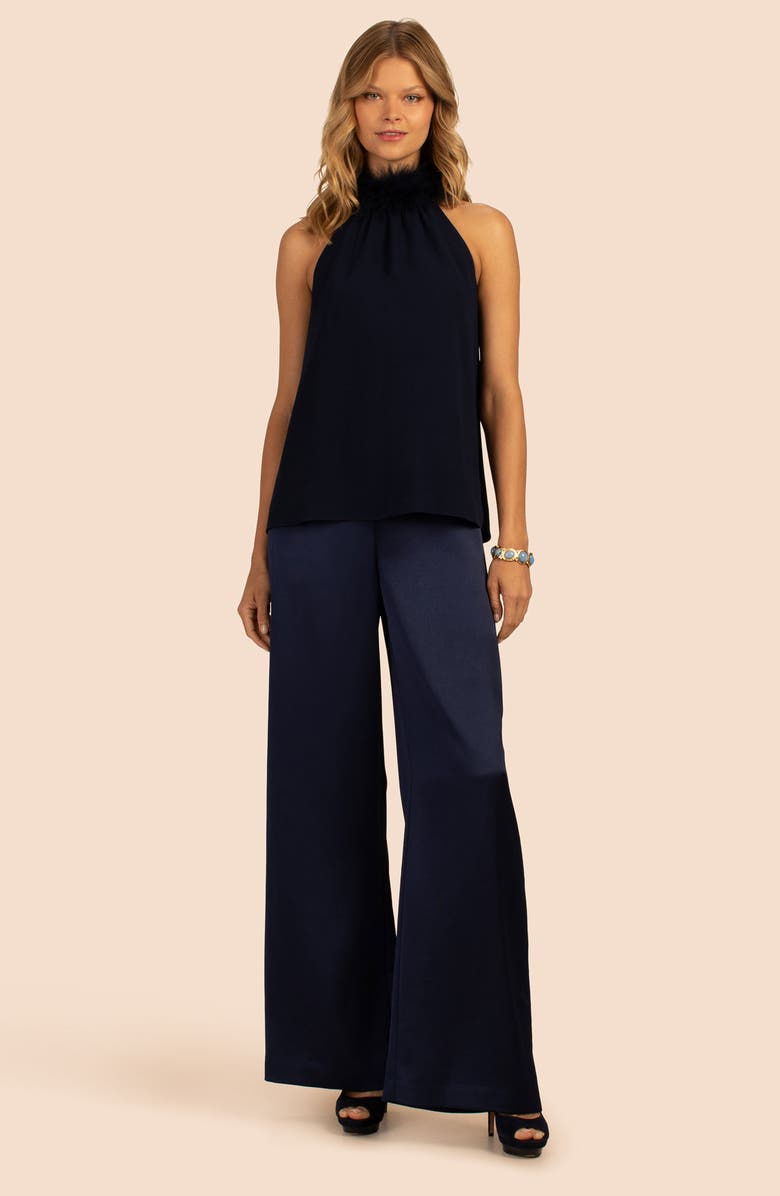 Trina Turk Grand Top, Alternate, color, Ink