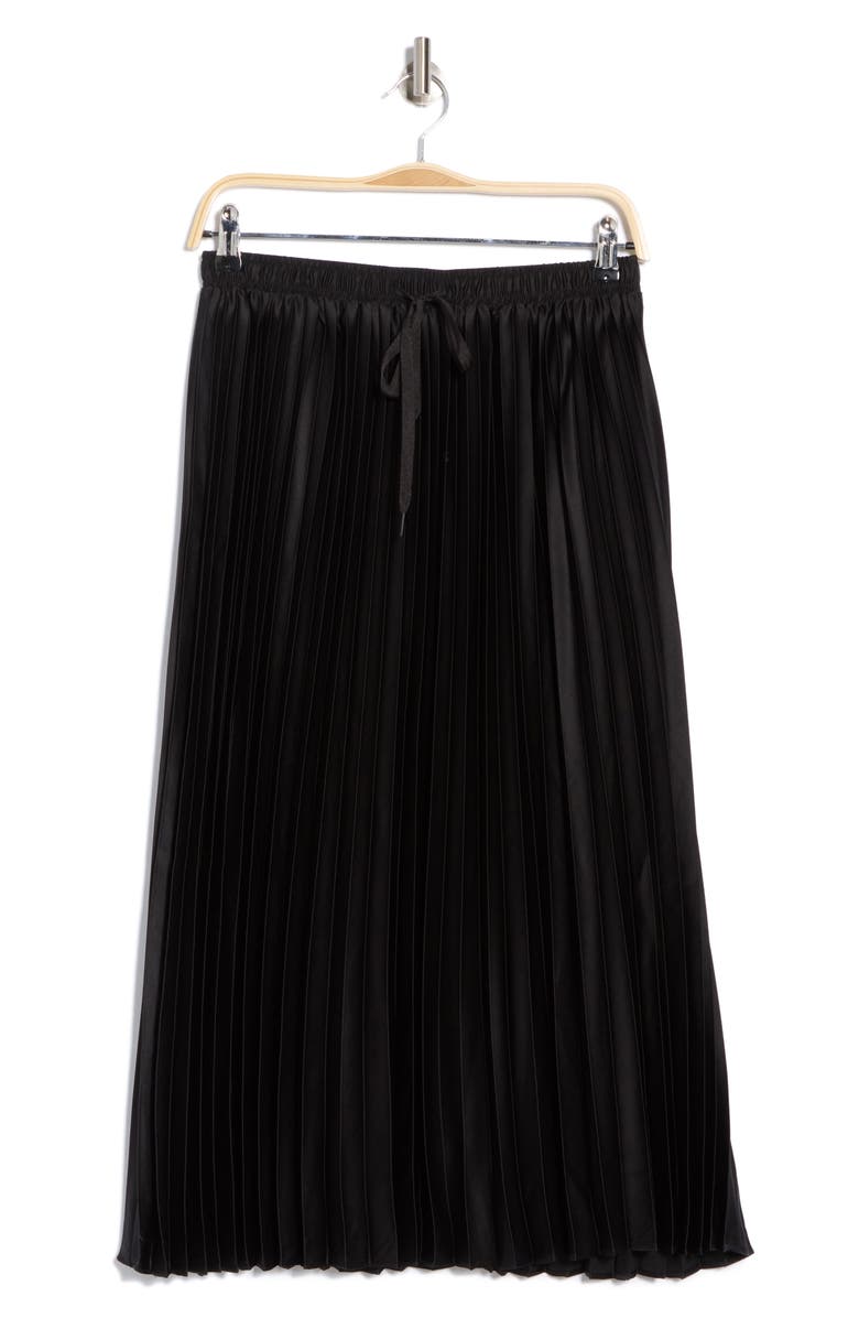 Ellen Tracy Pleated Satin Skirt, Alternate, color, 