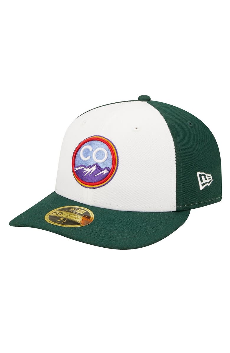 New Era Men's New Era Green Colorado Rockies 2022 City Connect Low Profile 59FIFTY Fitted Hat, Main, color, Green