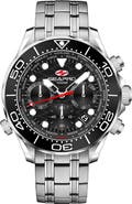 Seapro World Time Chronograph Bracelet Watch