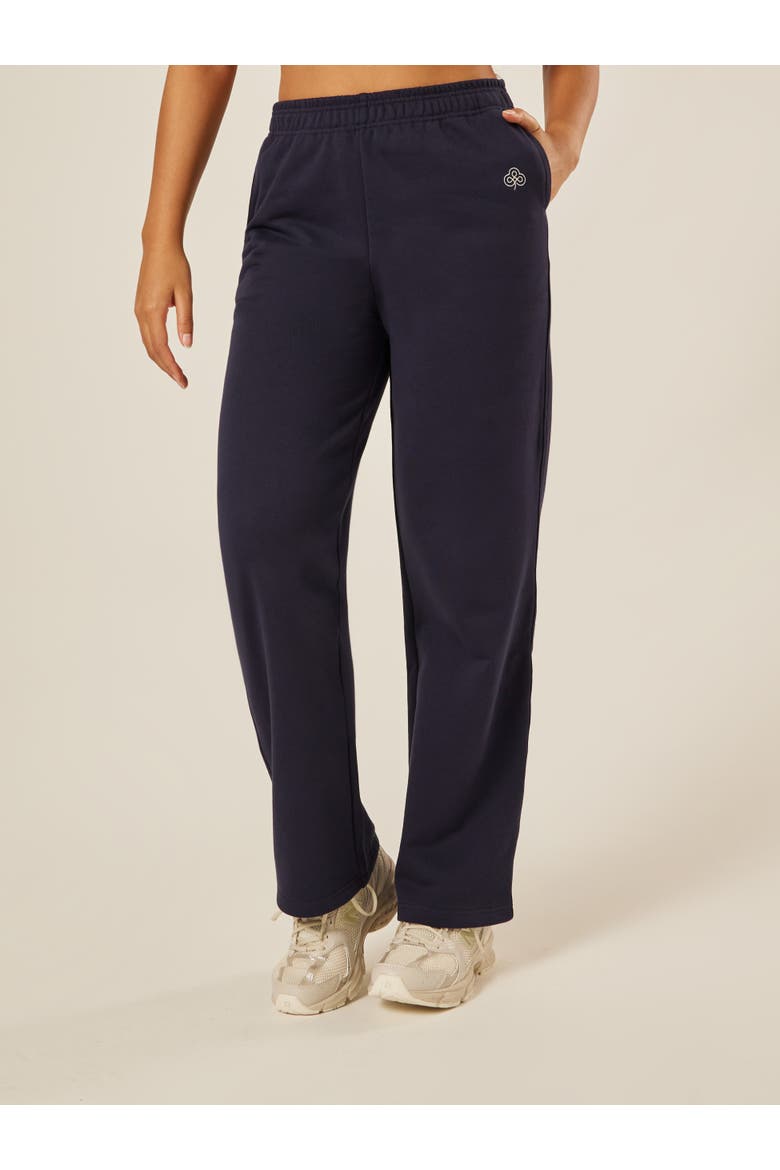 Varsity Athletica Wide Leg Joggers, Main, color, Midnight
