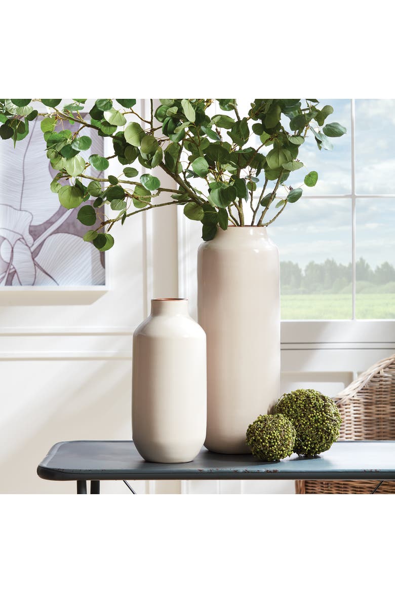 Lucela Bottle Vase, Alternate, color, White