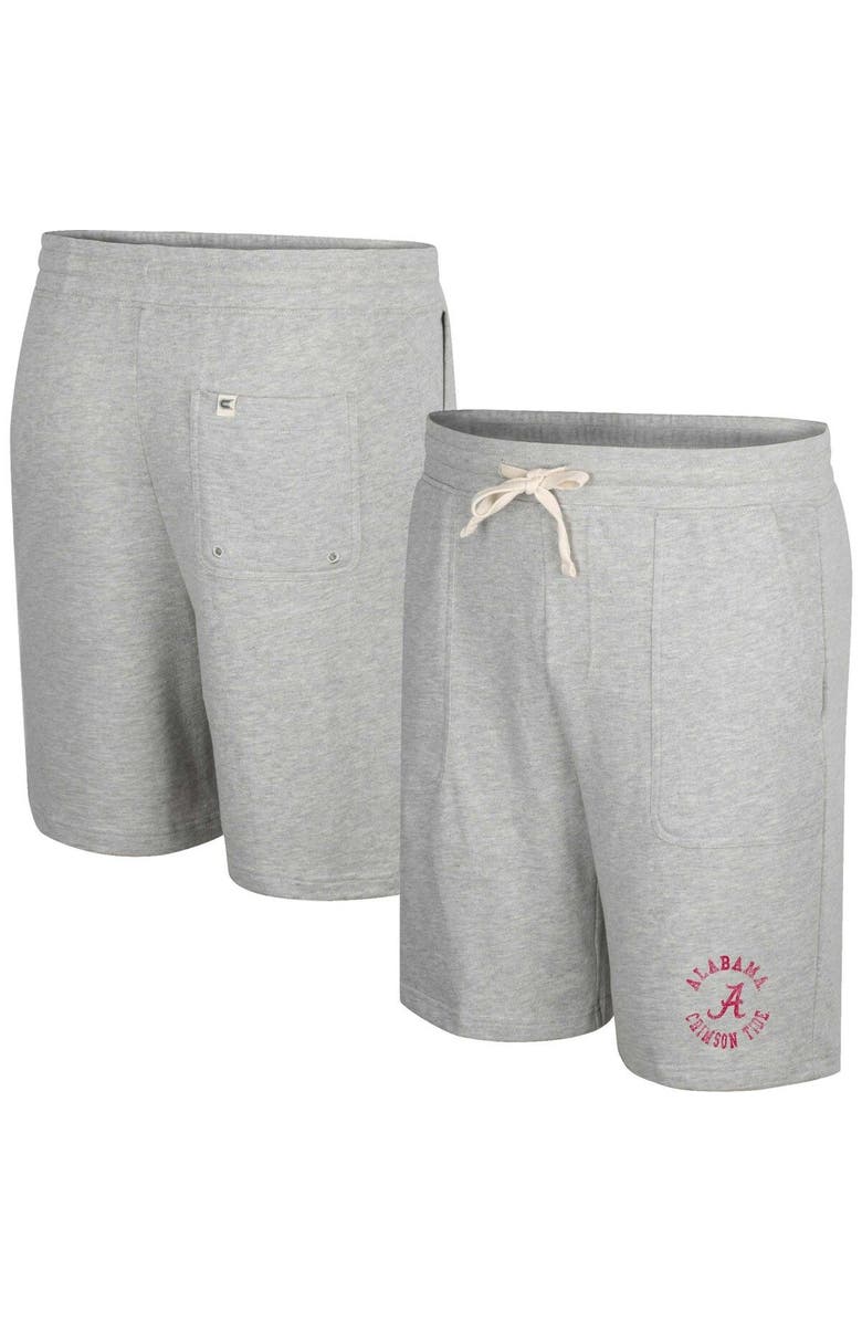 COLOSSEUM Men's Colosseum Heather Gray Alabama Crimson Tide Love To Hear This Terry Shorts, Main, color, Heather Gray