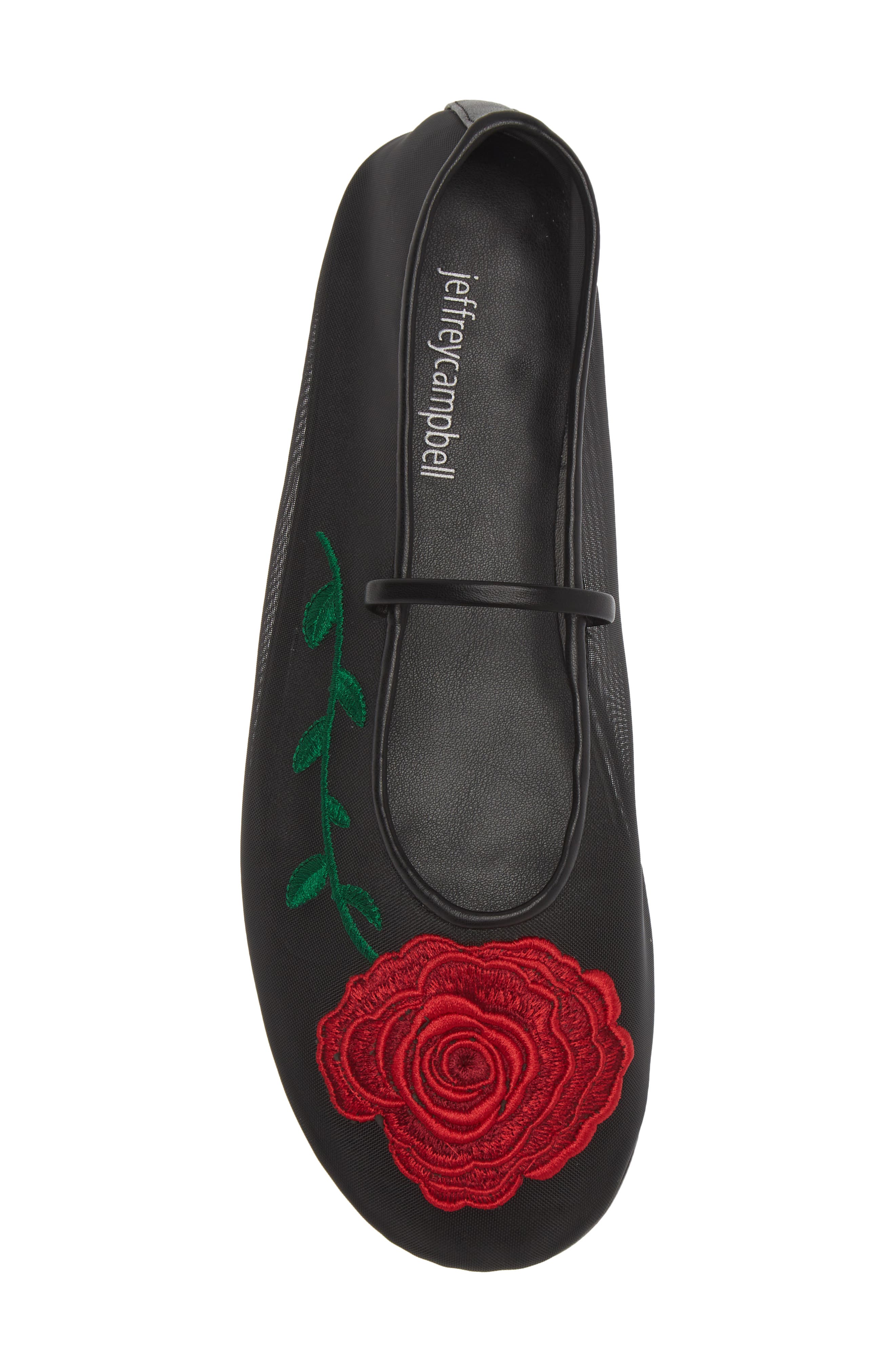 Jeffrey Campbell Swan Flower Mary Jane Flat, Alternate, color, 