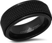 HMY JEWELRY Men's Textured Ring