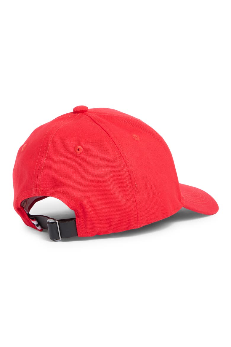 Logo Baseball Cap, Alternate, color, RED