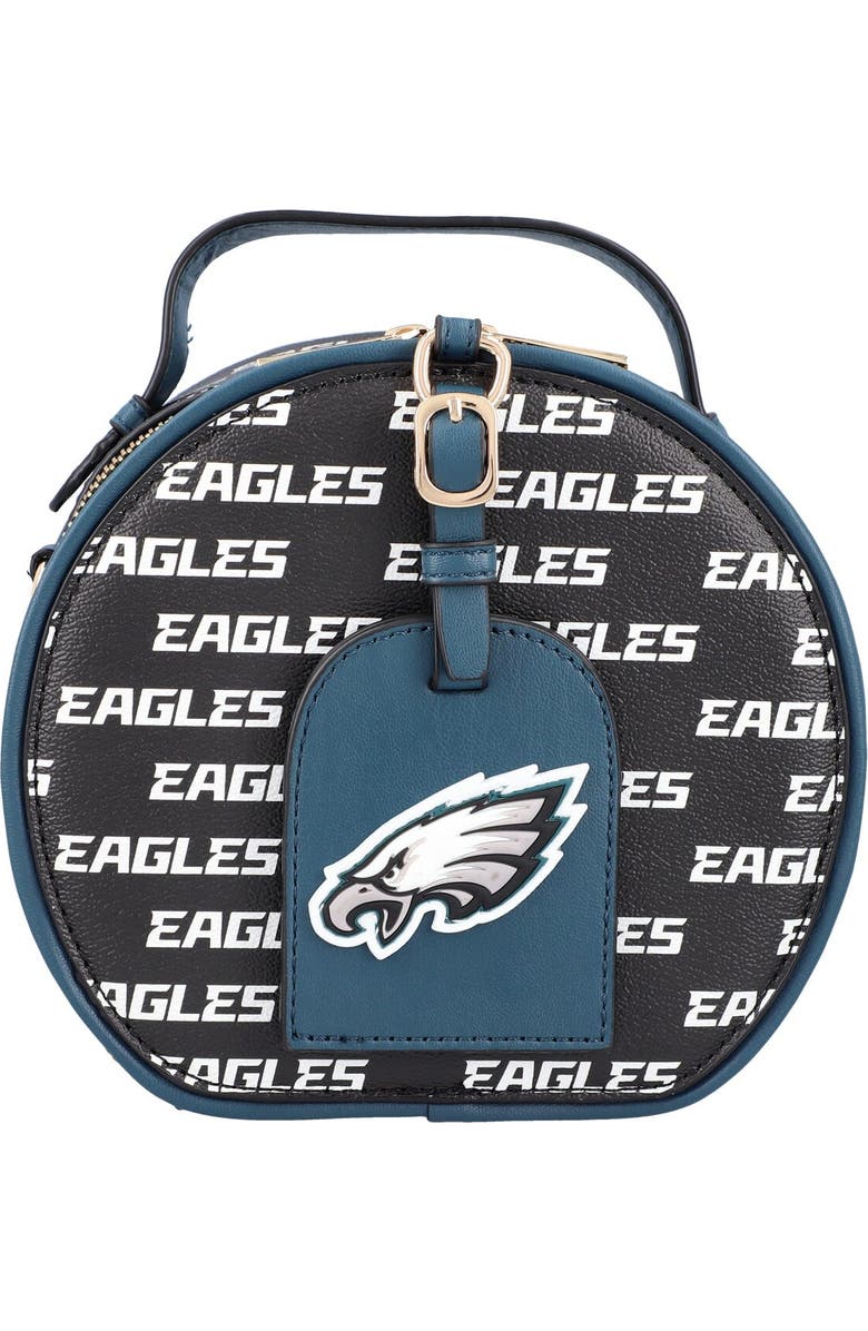 CUCE Philadelphia Eagles Repeat Logo Round Bag, Main, color,