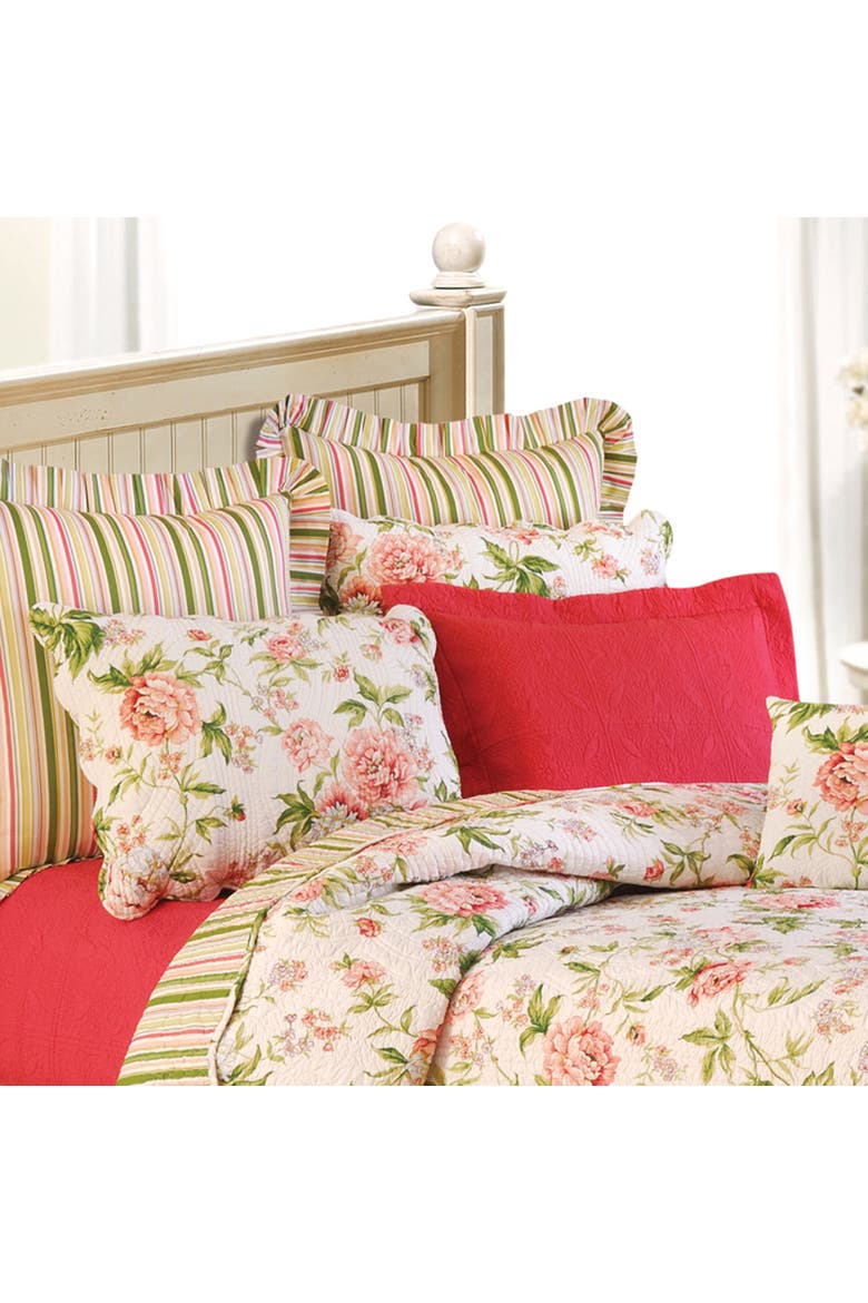 Pink Brianna Duvet, Alternate, color, Pink