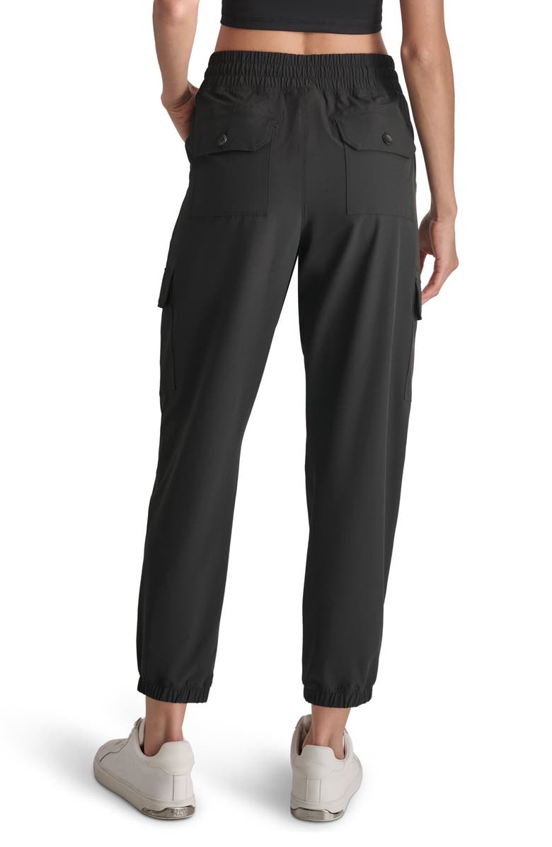 DKNY Cargo Joggers, Alternate, color, Black