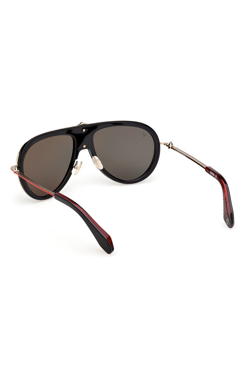 Christian Louboutin Greggo 61mm Pilot Sunglasses, Alternate, color, 