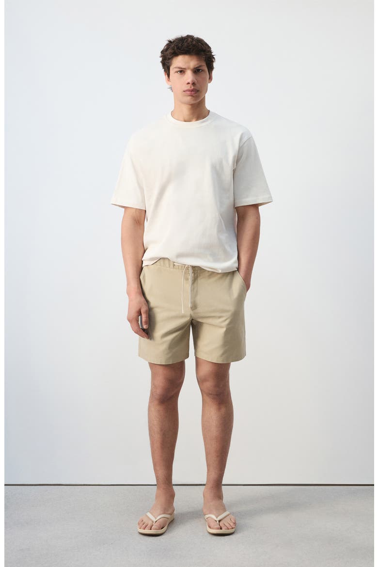 Drawstring Shorts, Alternate, color, BEIGE