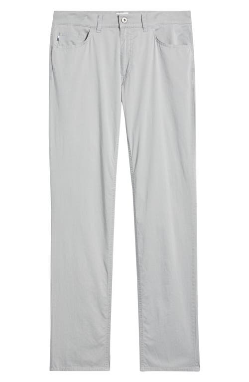 Brax Cooper Microprint Ultralight Regular Fit Straight Leg Pants In Platino