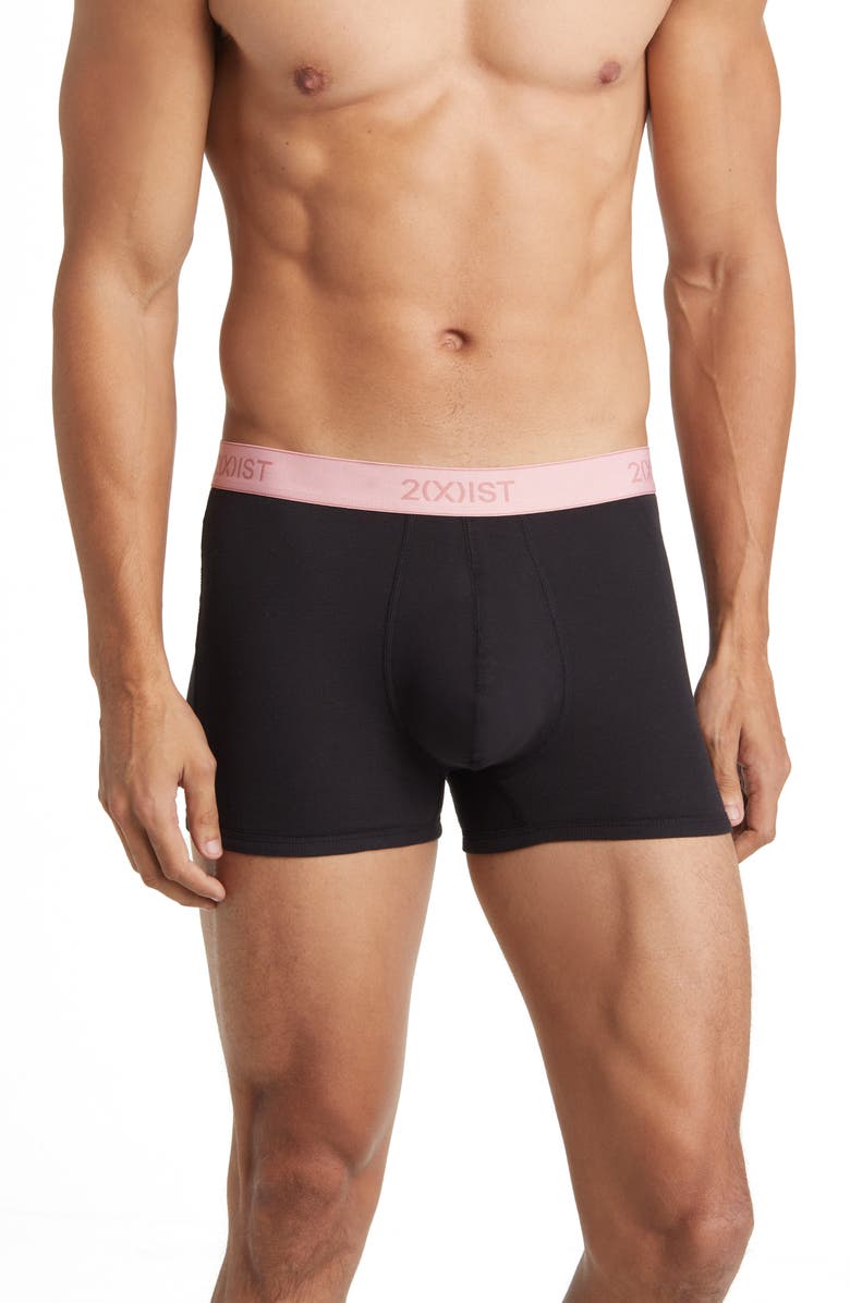 2(x)ist 3-Pack Cotton No Show Trunks, Main, color, 
