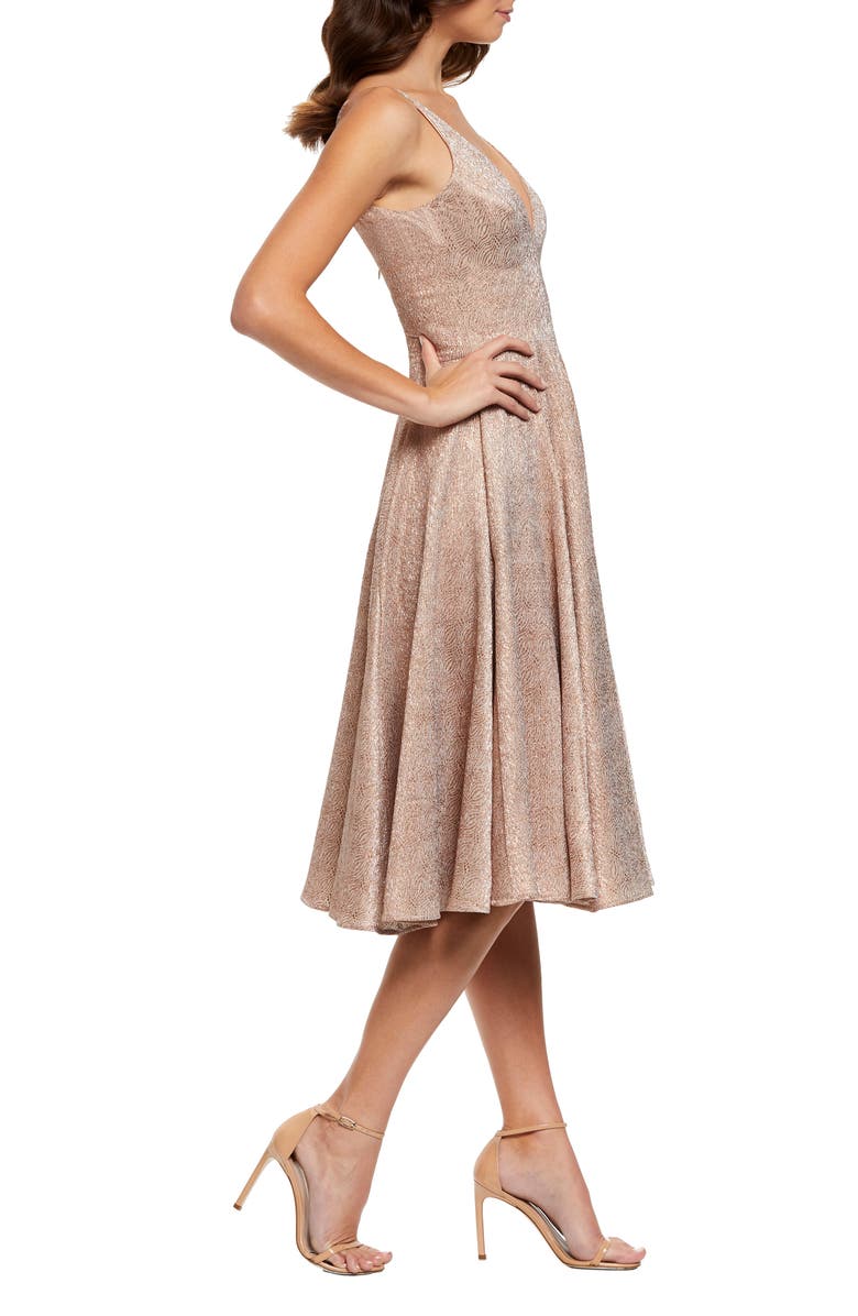 Dress the Population Delilah Plunging A-Line Party Dress, Alternate, color,