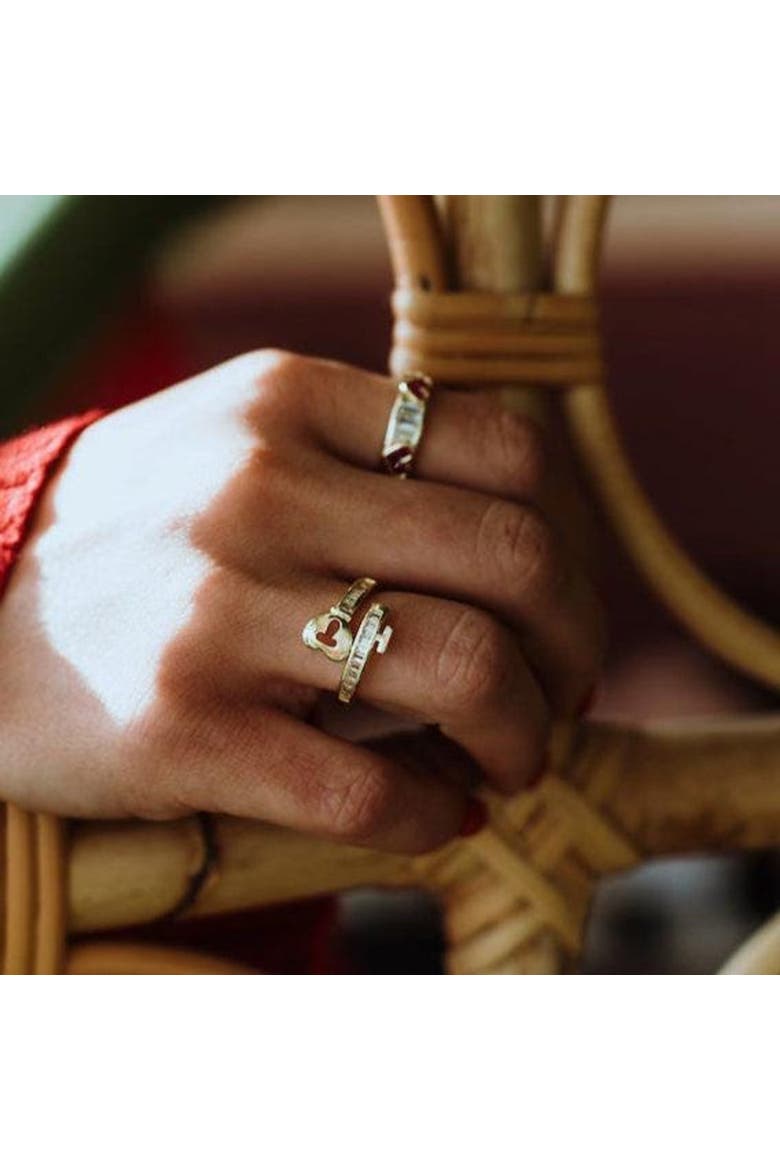 Key To My Heart Ring, Alternate, color, Gold
