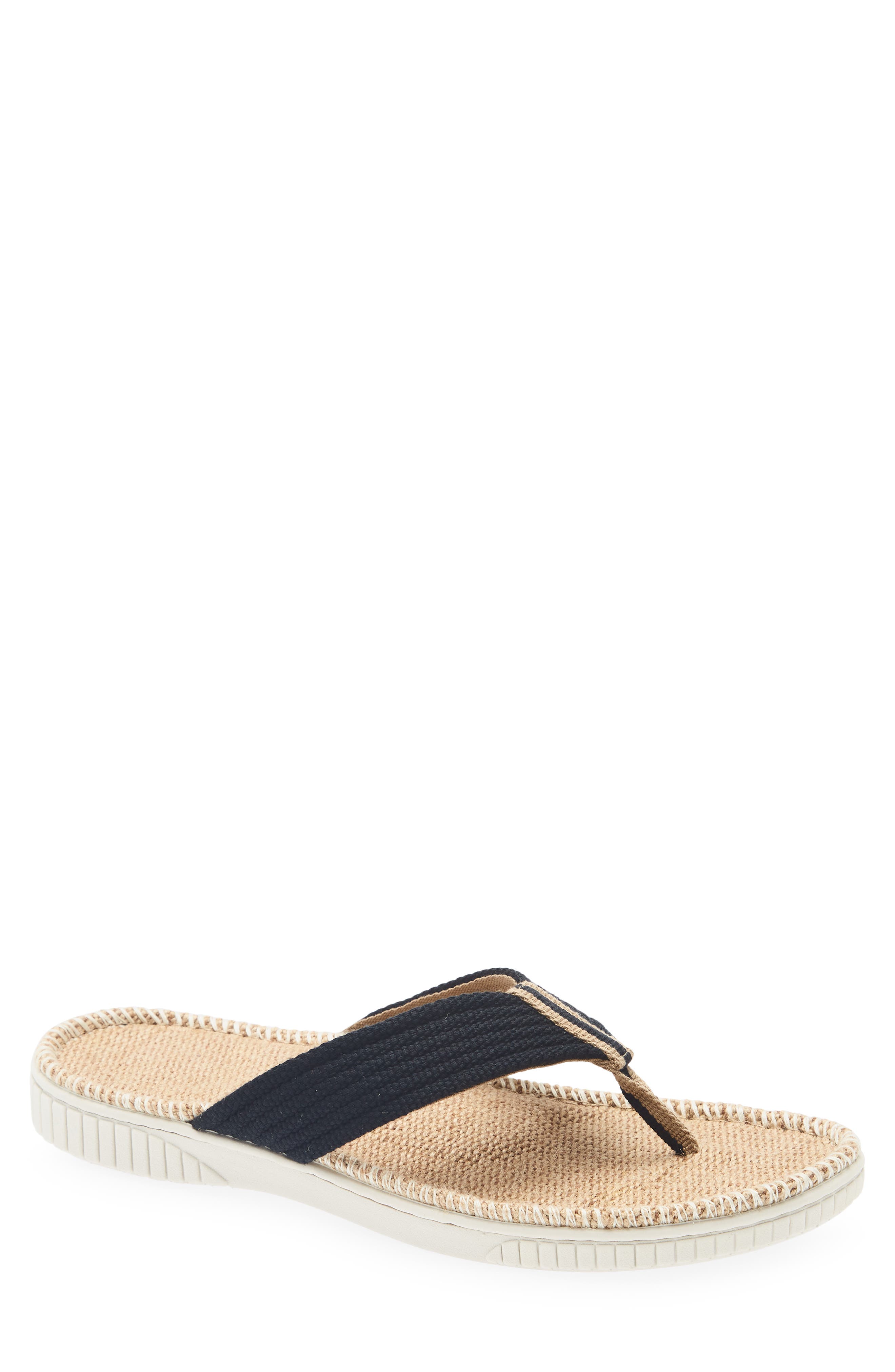 Eden Natures Weave Jute Sandal, Main, color, BLACK