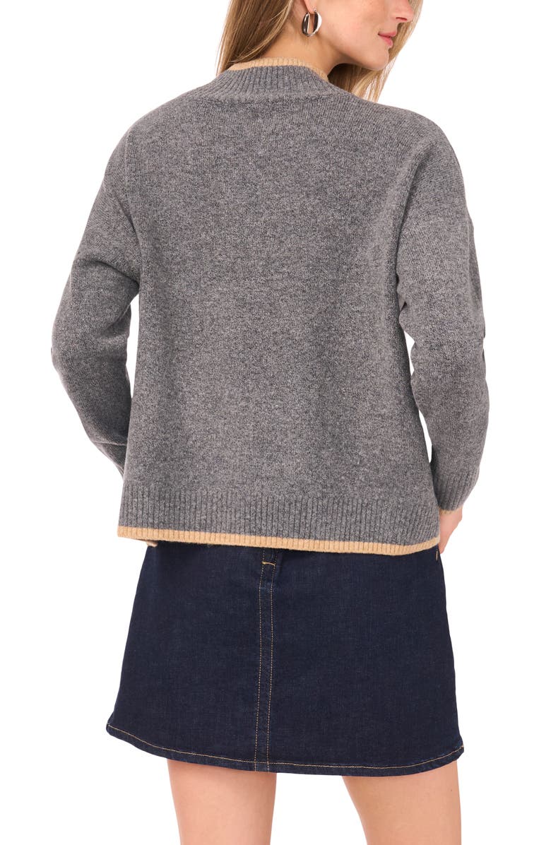 Vince Camuto Mock Neck Sweater, Alternate, color, 