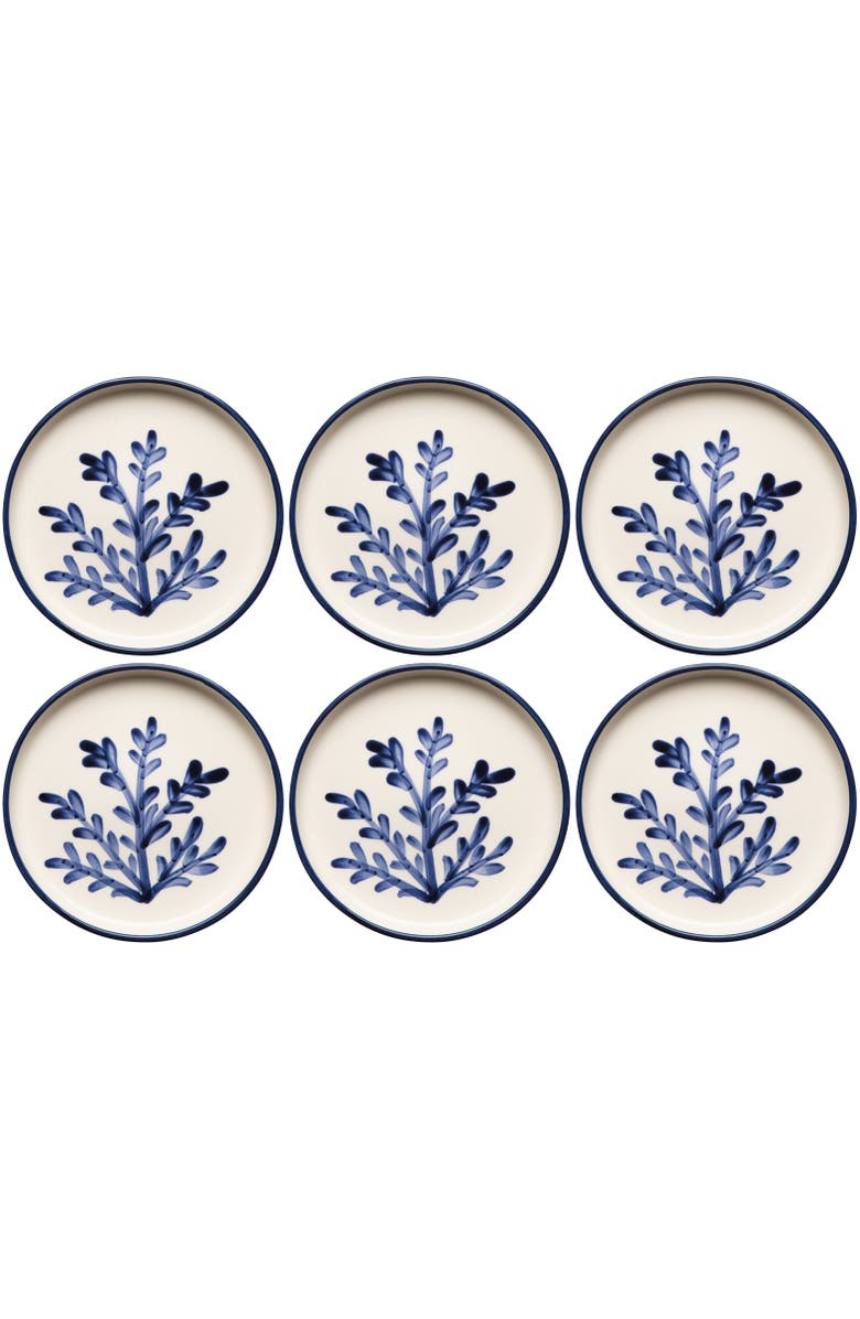 Danica Brands Floren Hand-painted Turkish Side Plate, Main, color, Blue