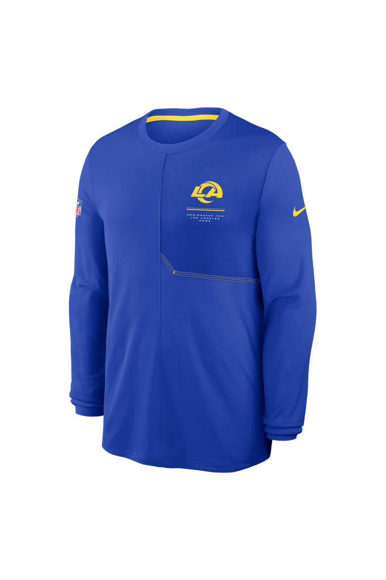 Men's Nike  Royal Los Angeles Rams Sideline Coaches UV Dri-FIT Long Sleeve Shirt, Alternate, color, Royal