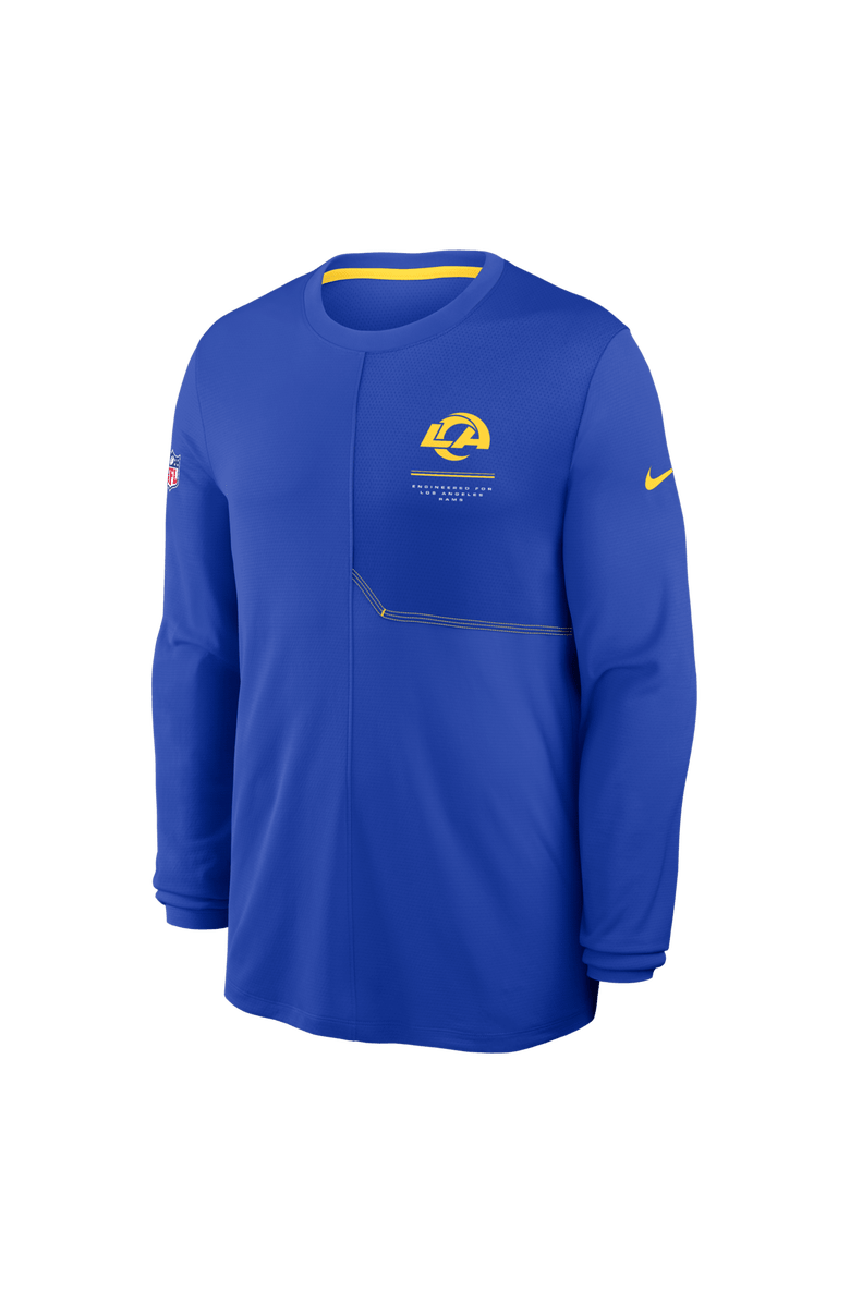 Nike Men's Nike  Royal Los Angeles Rams Sideline Coaches UV Dri-FIT Long Sleeve Shirt, Alternate, color, Royal