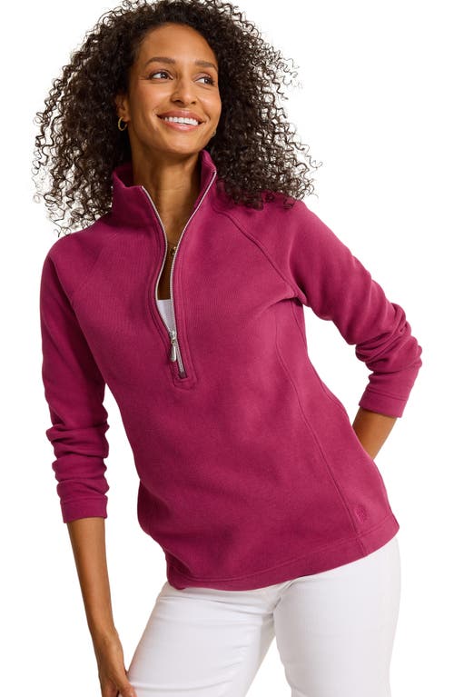 Tommy Bahama New Aruba Stretch Cotton Half Zip Pullover In Pink