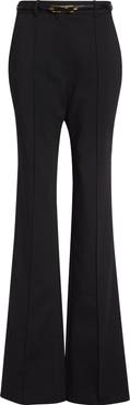 Veronica Beard Gracie Stretch Wool Flare Leg Pants