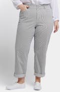 NYDJ Bailey High Waist Crop Relaxed Straight Leg Jeans