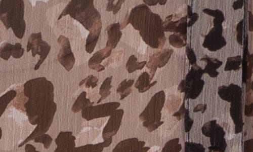 Kut From The Kloth Jasmine Chiffon Button-up Shirt In Brown