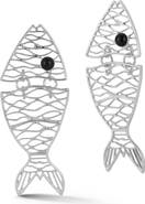 SPHERA MILANO Fish Drop Earrings