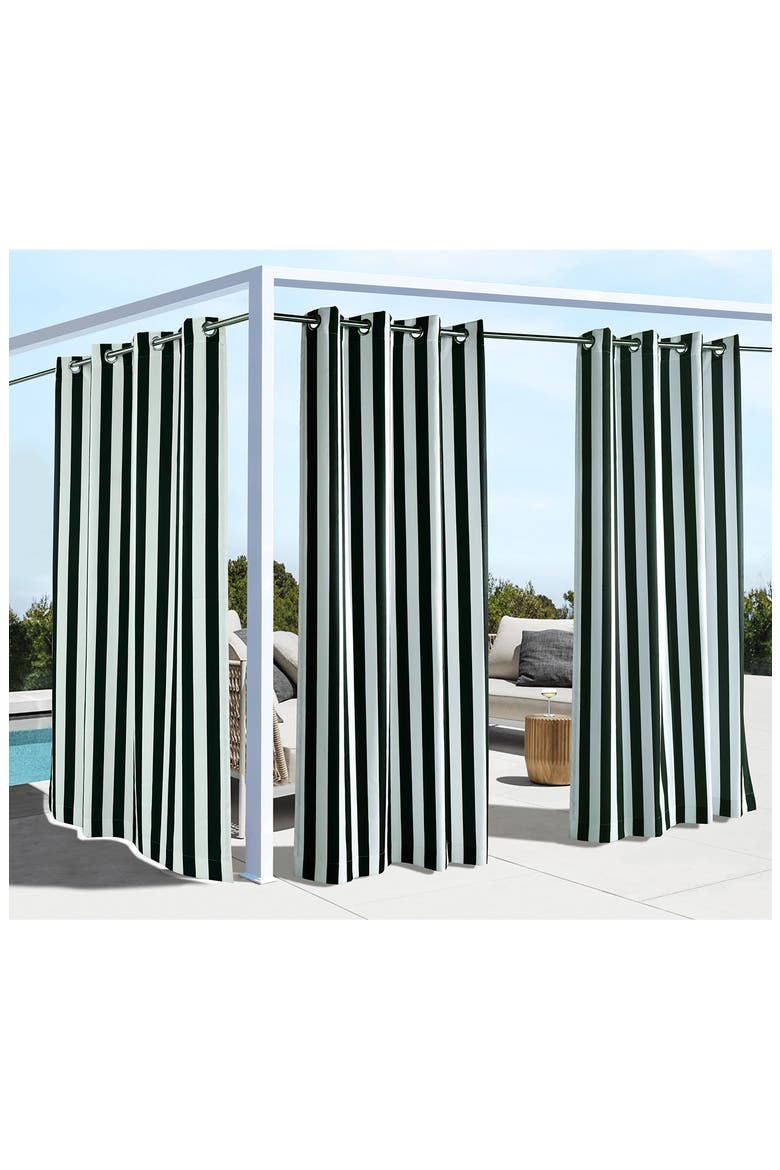Outdoor Window Panel, Alternate, color, BLACK