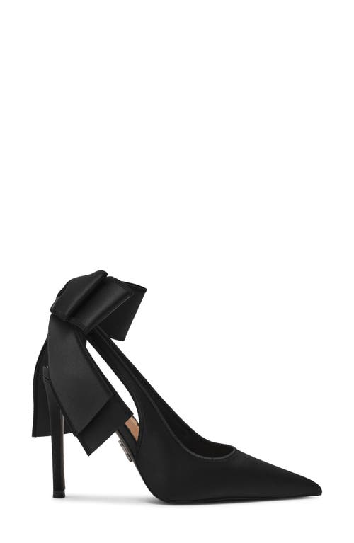 Steve Madden Teacup Slingback Pointed Toe Pump In Black