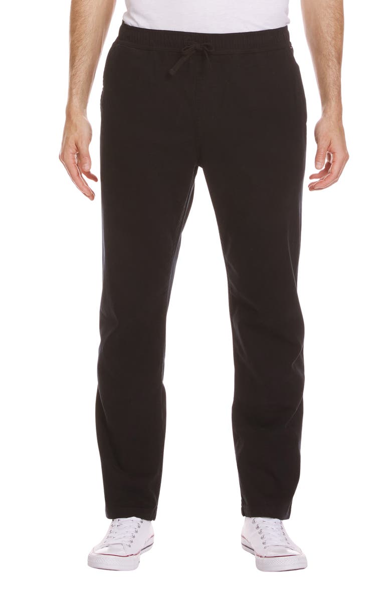 Quiksilver DNA Beach Stretch Cotton Pants, Main, color, Black