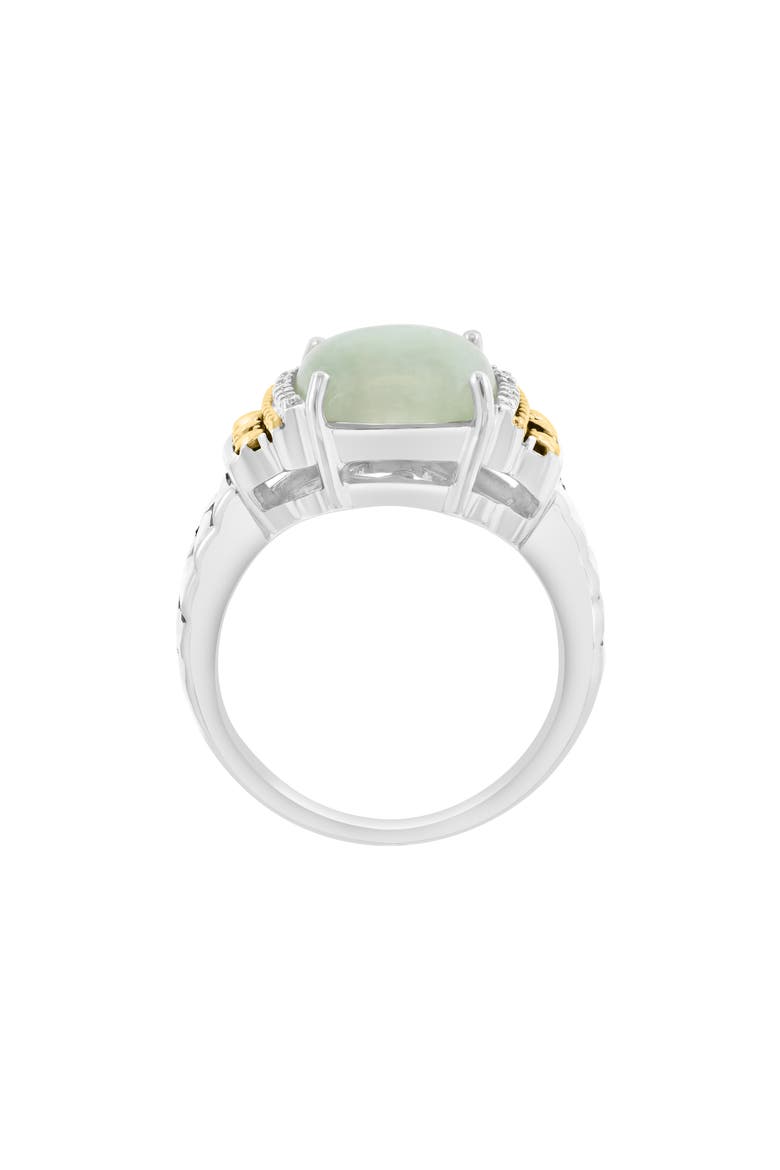 Jade & Diamond Ring, Alternate, color, GREEN