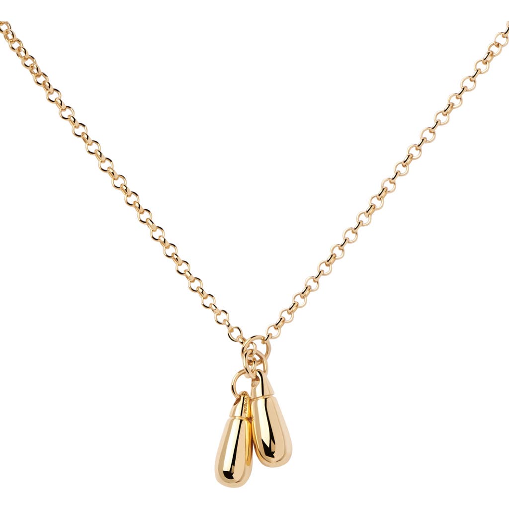 Pdpaola Tango Chain Necklace In Gold