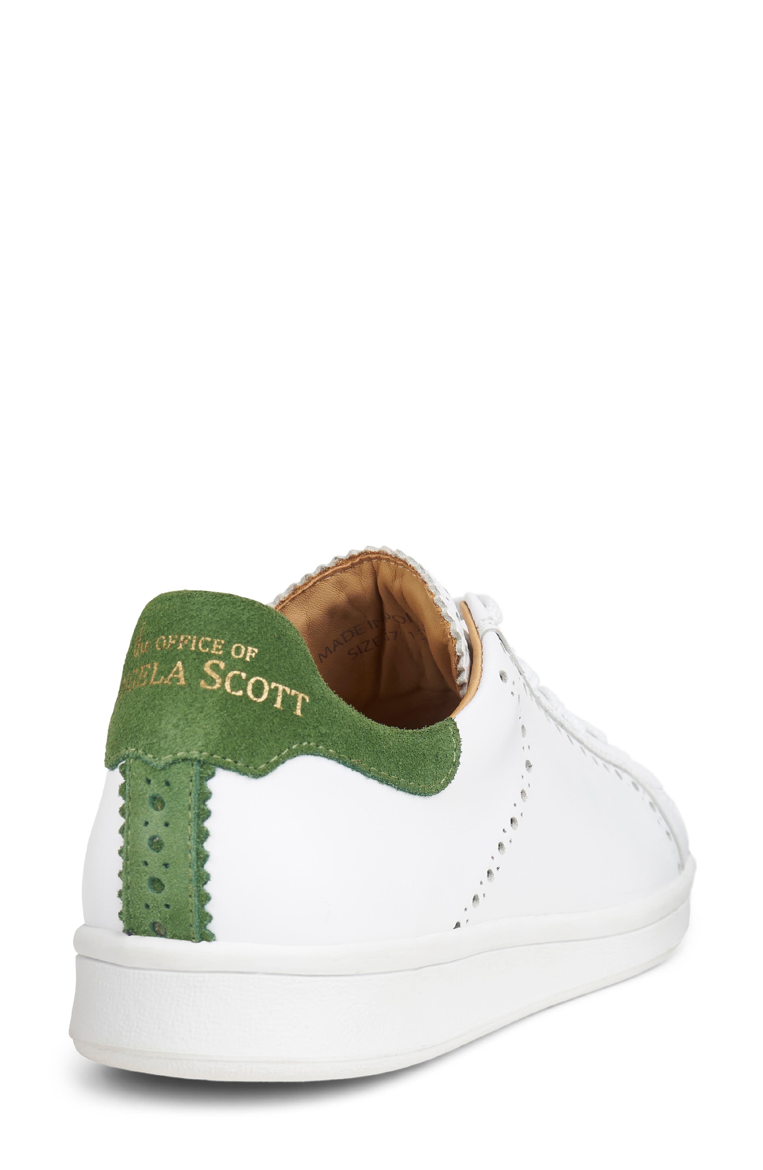 The Office of Angela Scott The Elliot Sneaker, Alternate, color, Blue / Green