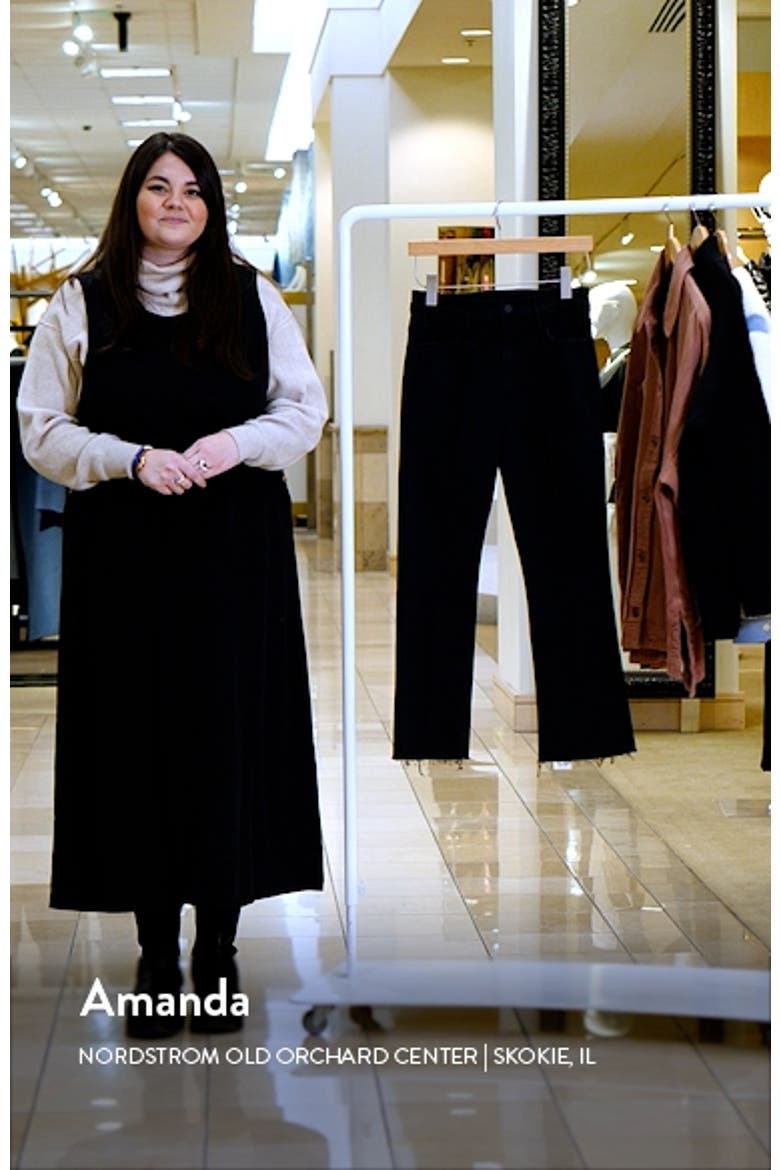 Lil' Hustler High Waist Frayed Hem Ankle Bootcut Jeans video