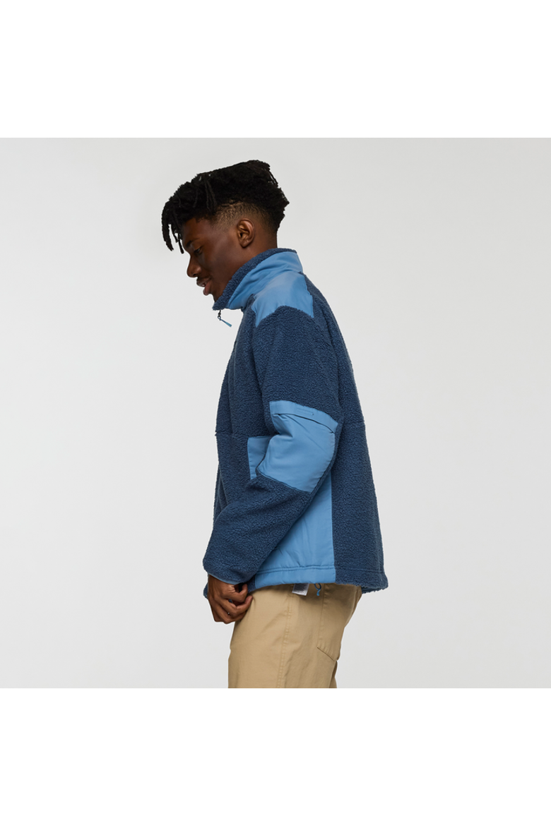 Bacano Fleece Jacket - Men's, Alternate, color, Deep Sea and Fjord
