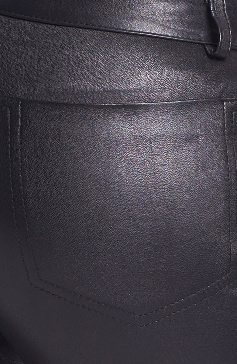 alexanderwang.t T by Alexander Wang Stretch Leather Pants, Alternate, color,